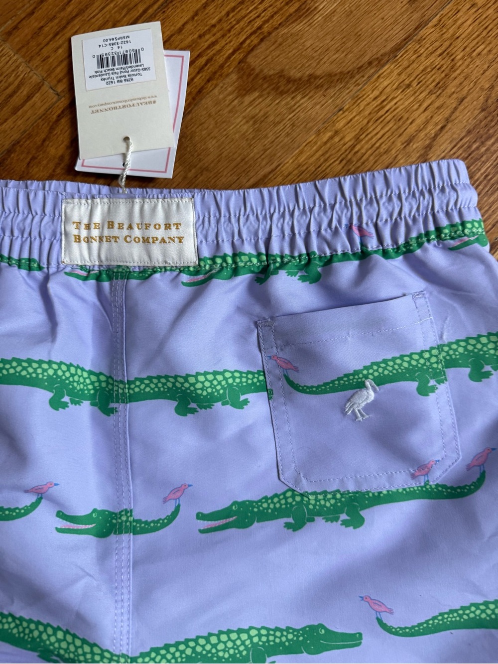 NWT TBBC Boy Swim Trunks sz: 14 - Picture 4 of 4
